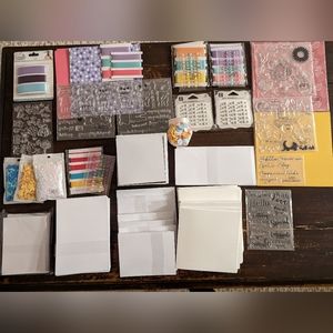 Miscellaneous Crafter's Companion Stamps and Accessories, Blank Cards,Craft Item